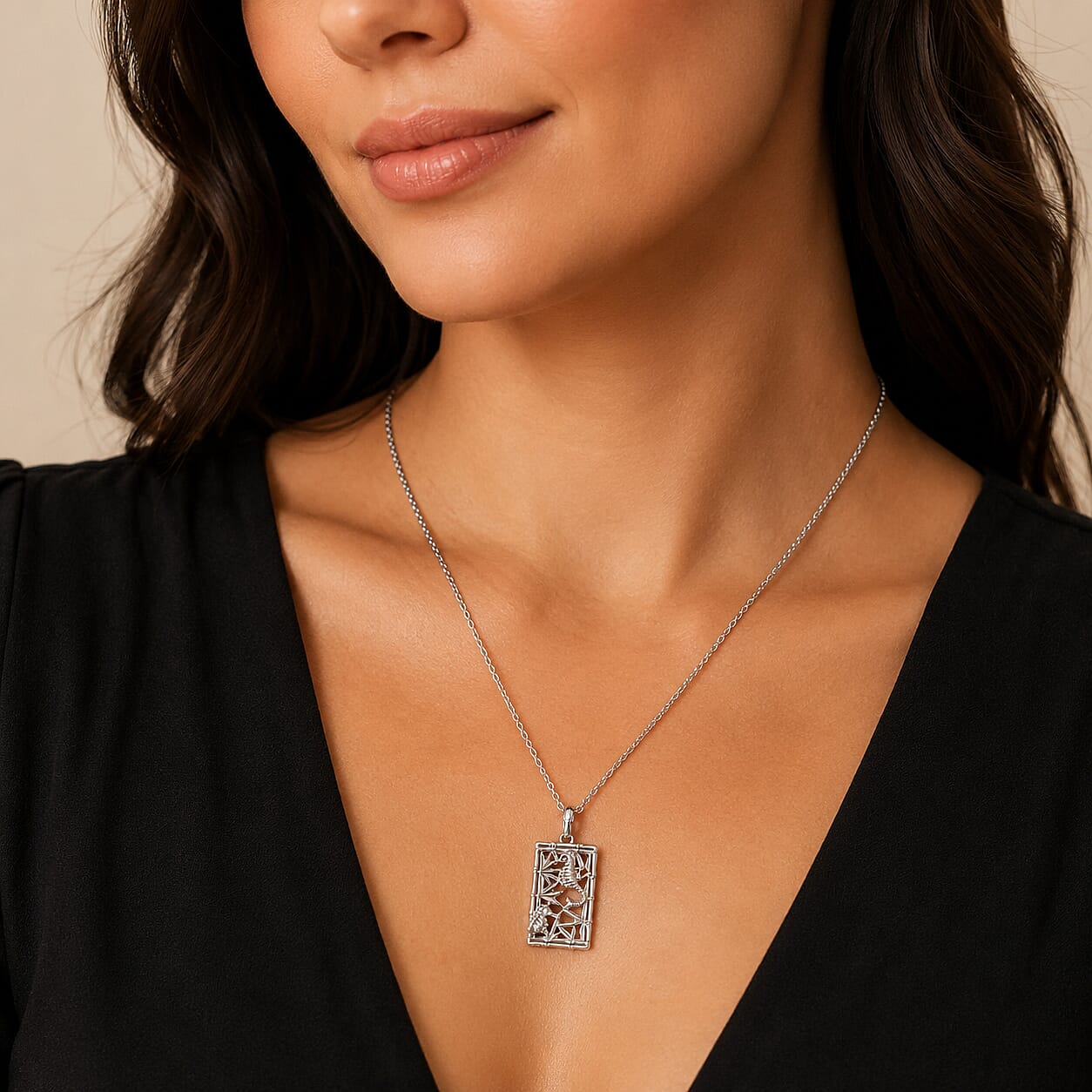Royal Bali Collection - D'Joy Sterling Silver Seahorse Pendant