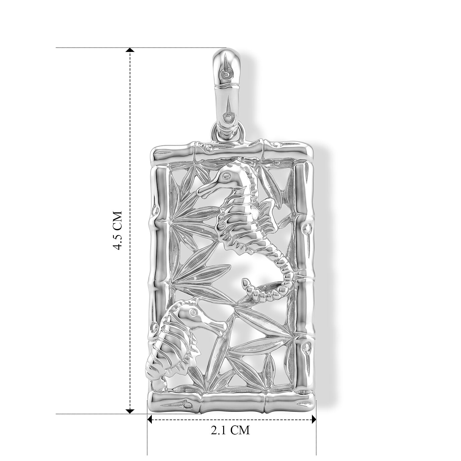 Royal Bali Collection - D'Joy Sterling Silver Seahorse Pendant