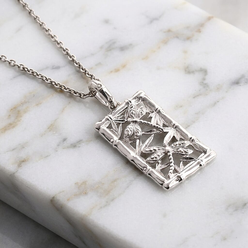 Royal Bali Collection - D'Joy Sterling Silver Dragonfly Pendant