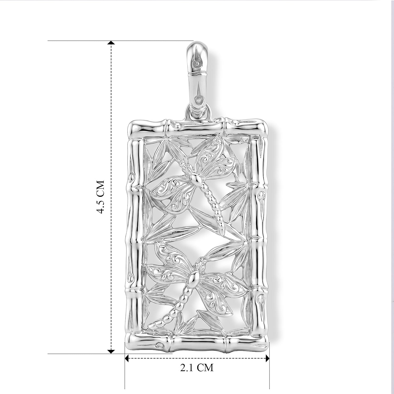 Royal Bali Collection - D'Joy Sterling Silver Dragonfly Pendant