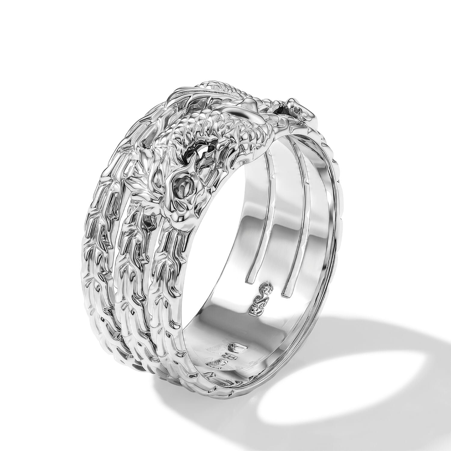 Royal Bali Collection - D'Joy Sterling Silver Dragon Ring