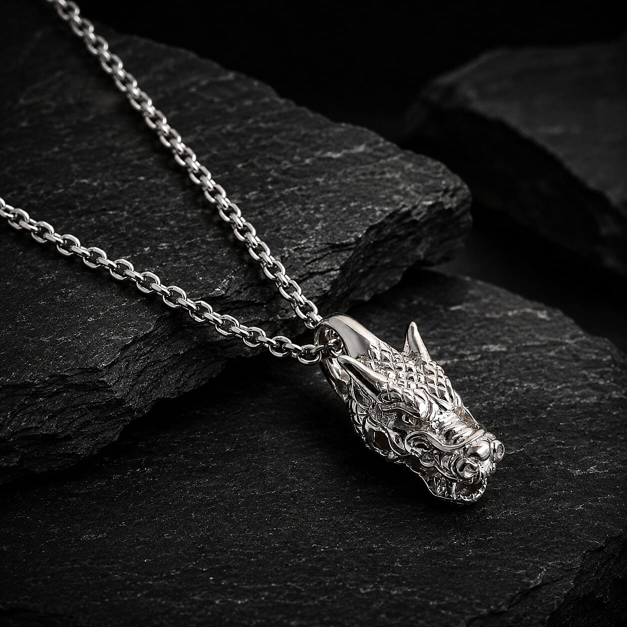 Royal Bali Collection - D'Joy Sterling Silver Dragon Pendant