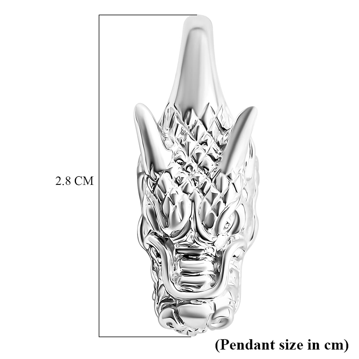 Royal Bali Collection - D'Joy Sterling Silver Dragon Pendant