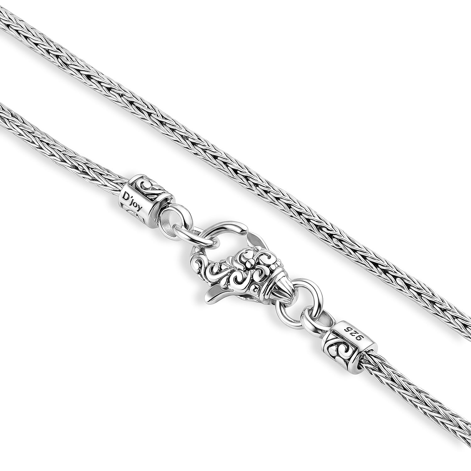 Royal Bali Collection - D'Joy Sterling Silver Tulangnaga Necklace (Size - 30) with Lobster Clasp