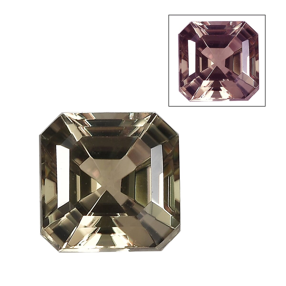 AAA Natural Turkizite Asscher Cut Loose Gemstone 2.00 Ct