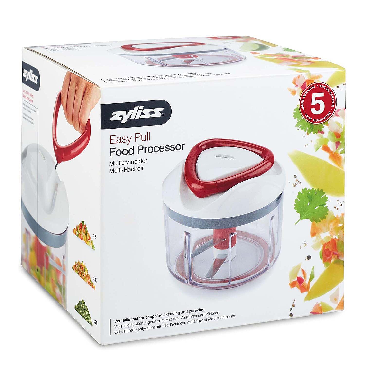 Zyliss Easy Pull Food Processor | 750ml Capacity