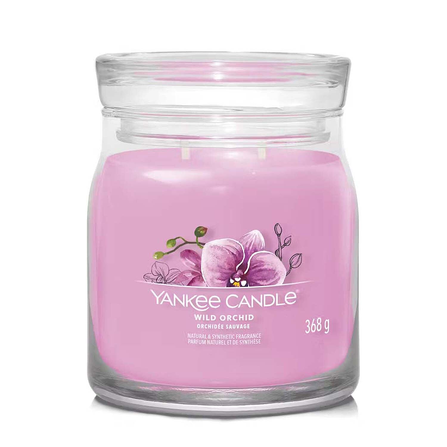 YANKEE CANDLE  2 Wick Candle (368 Grams - Burn Time 35-50 Hours) - Wild Orchid