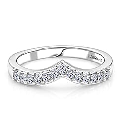 LUXURIANT - Lab Grown Diamond (SI-G-H) Band Ring in Sterling Silver 0.25 Ct.