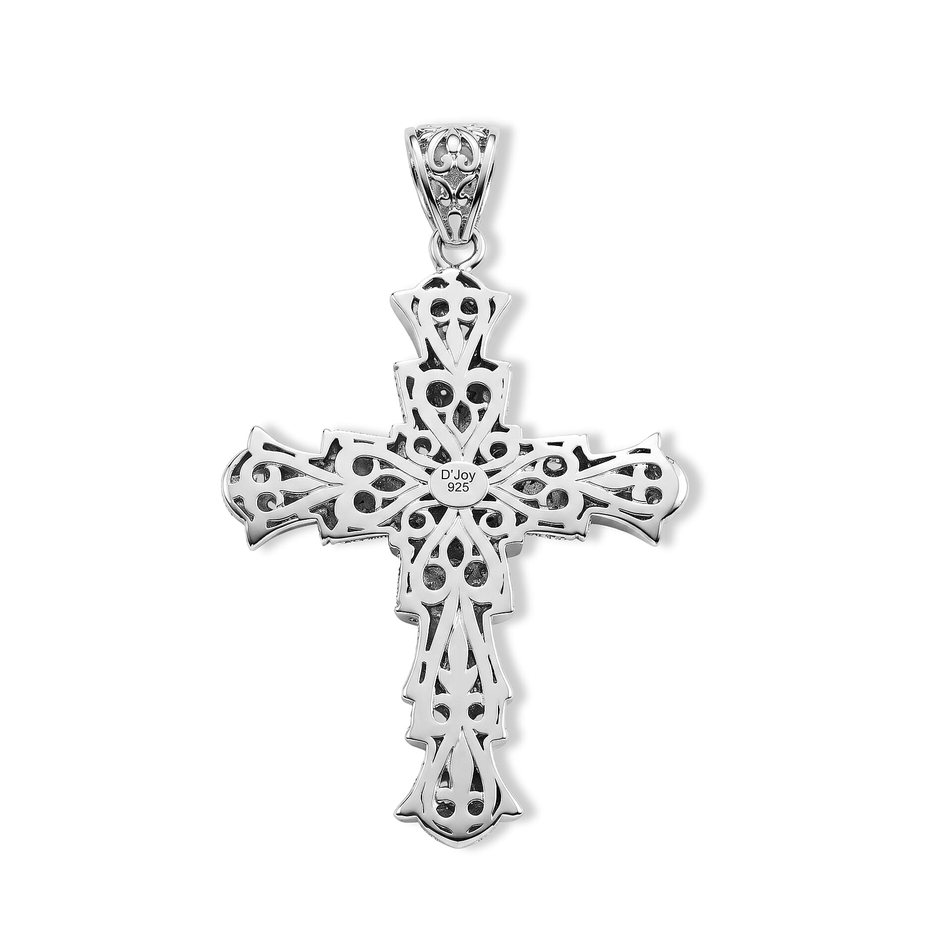 Royal Bali Collection - D'Joy Sterling Silver Cross Pendant, Silver Wt. 10.55 Gms