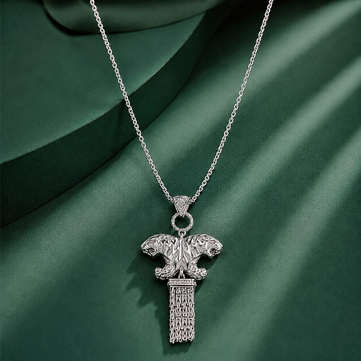 Royal Bali Collection - D'Joy Sterling Silver Pendant, Silver Wt.11.06 Gms
