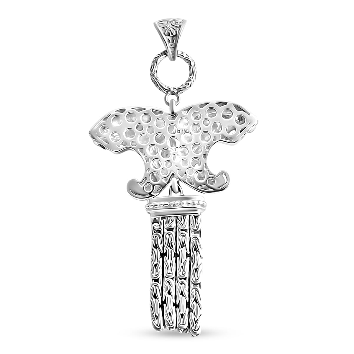 Royal Bali Collection - D'Joy Sterling Silver Pendant, Silver Wt.11.06 Gms