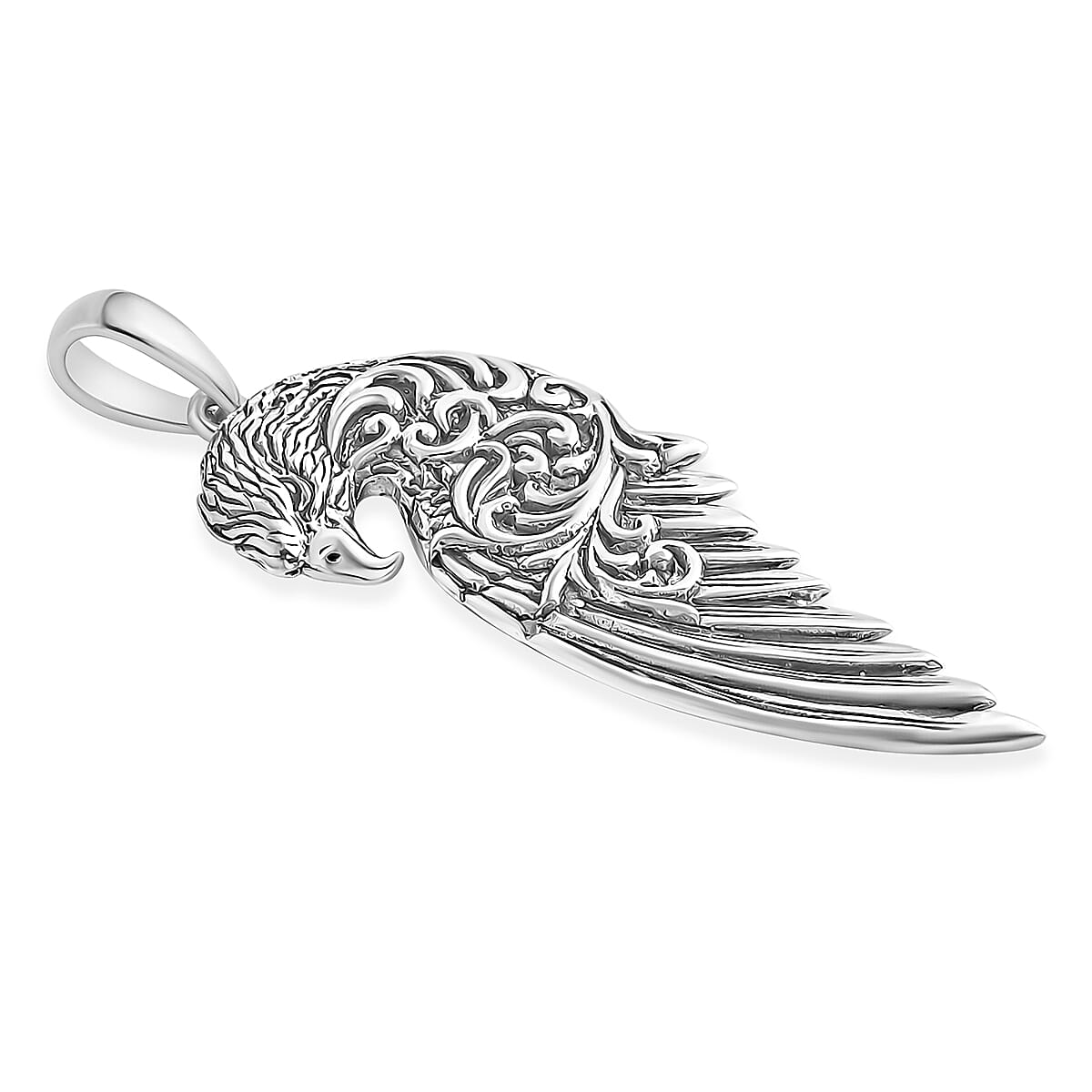 Royal Bali Collection - D'Joy Sterling Silver Bird Inspired Pendant