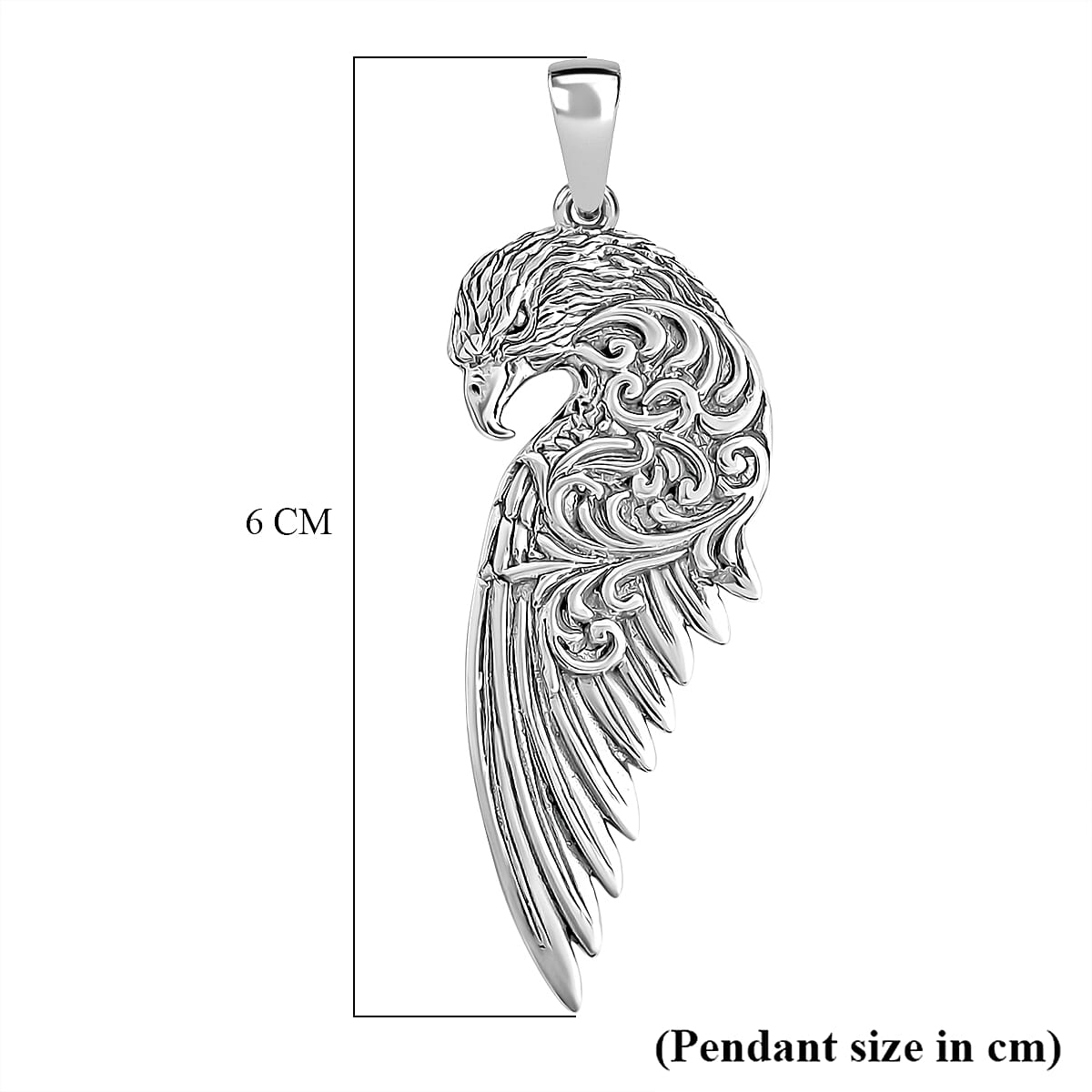 Royal Bali Collection - D'Joy Sterling Silver Bird Inspired Pendant
