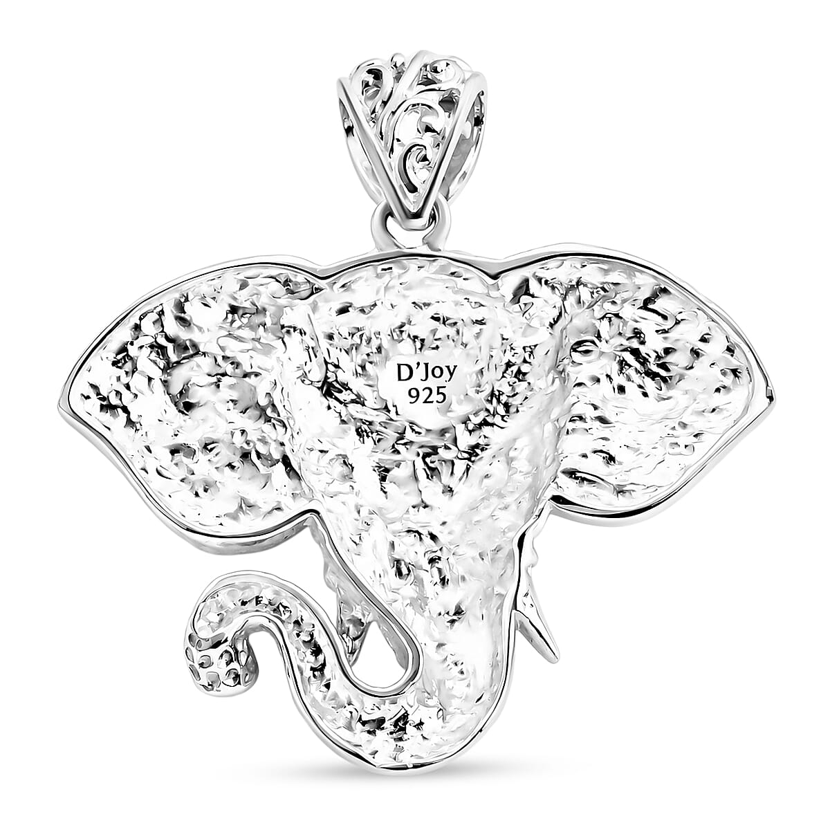 Royal Bali Collection - D'Joy Sterling Silver Elephant Head Pendant