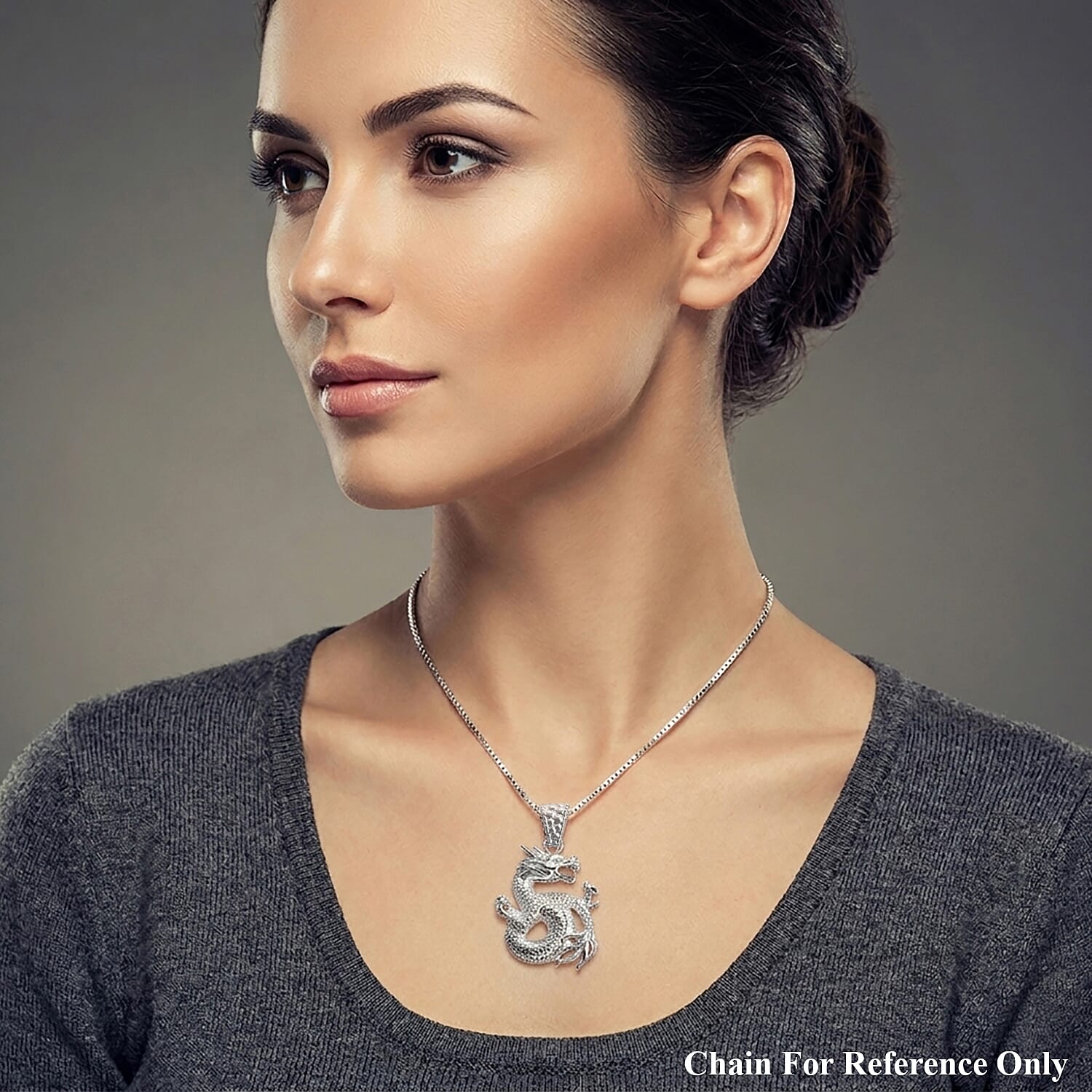 Royal Bali Collection - D'Joy Sterling Silver Dragon Pendant