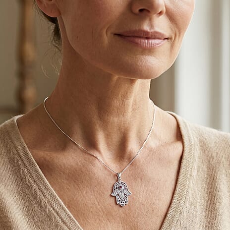 Royal Bali Collection - Fissure Filled Ruby Sterling Silver Pendant