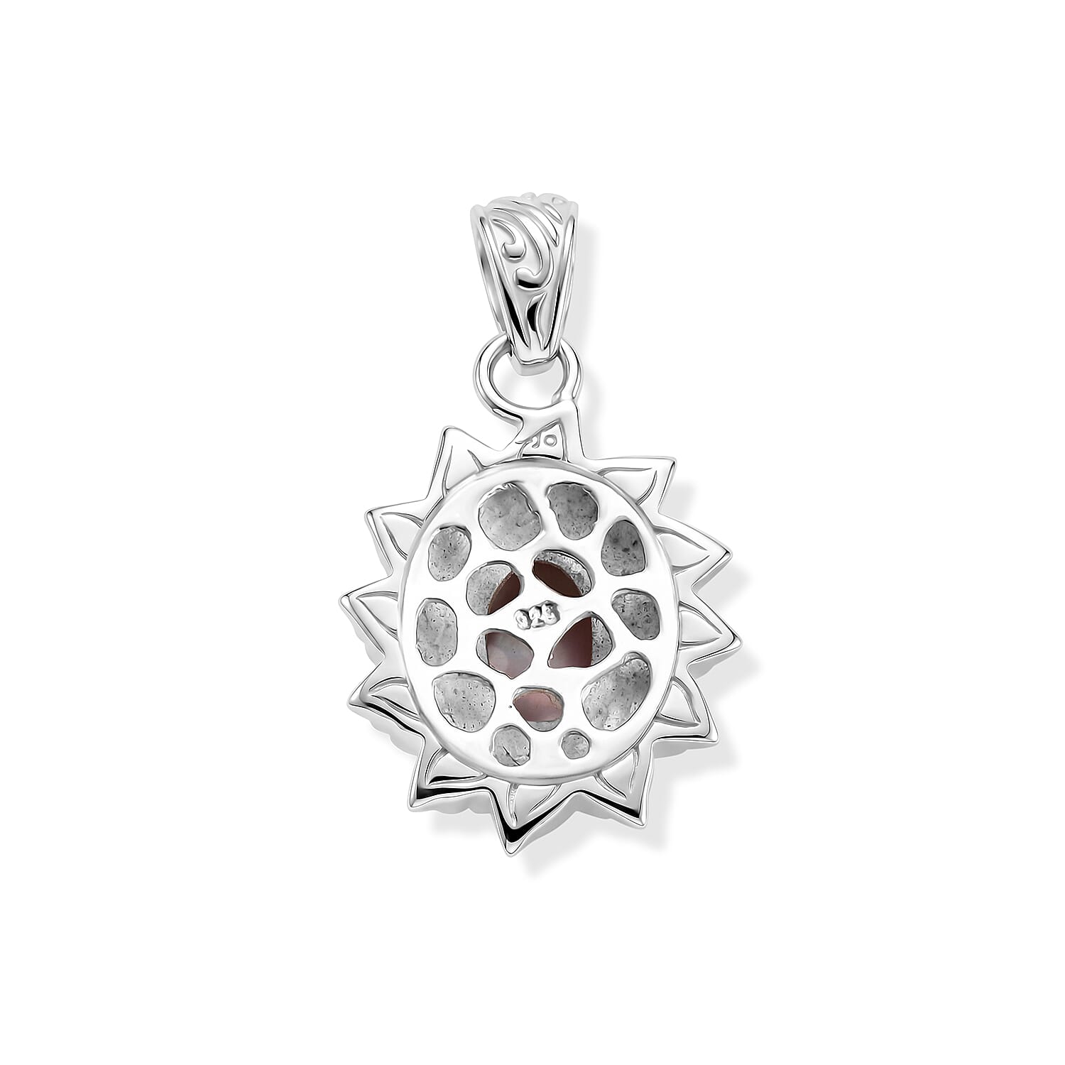 Royal Bali Collection - D'Joy Pink Mabe Pearl Sterling Silver Pendant 3.30 Ct.