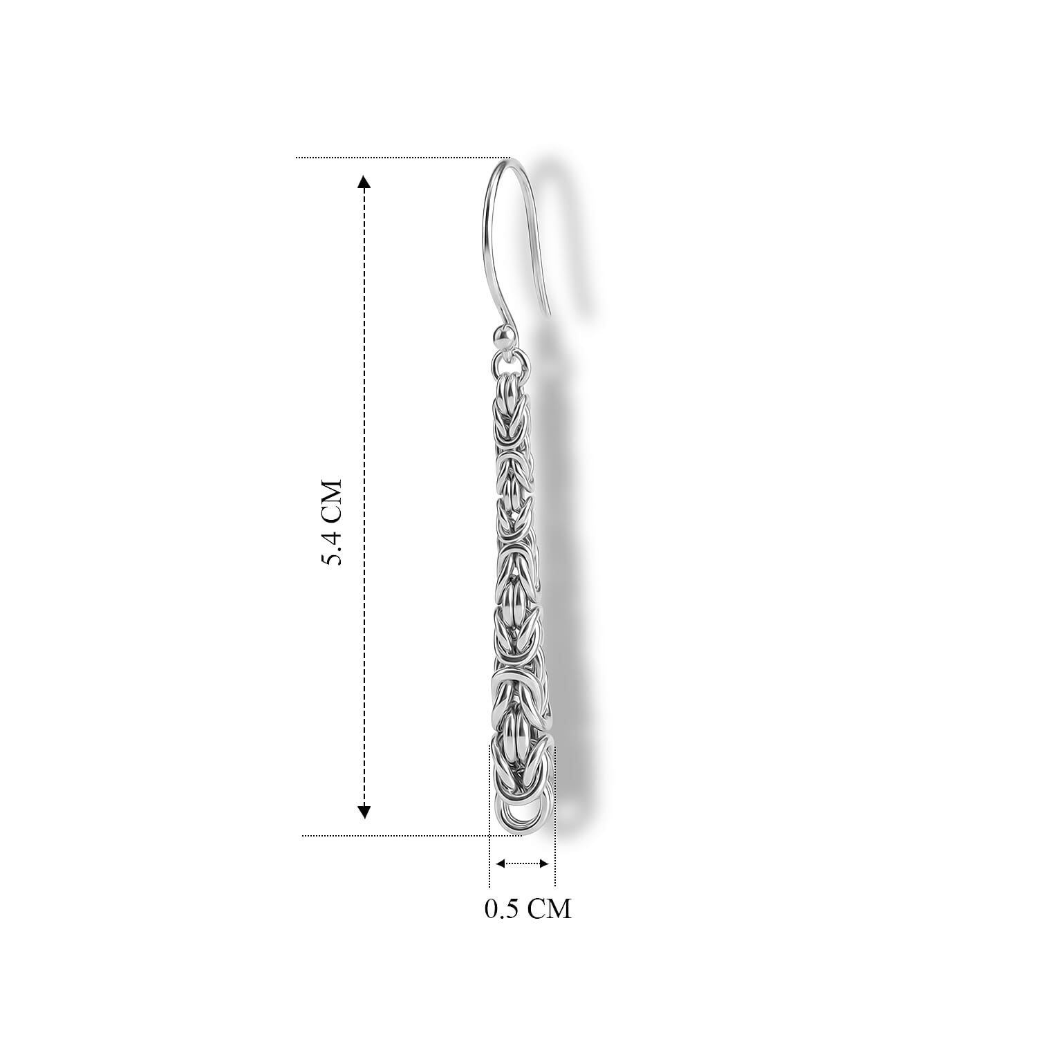 Royal Bali Collection - D'Joy Sterling Silver Borobudur Earring with Hook