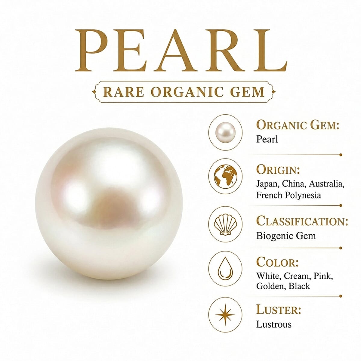 Royal Bali Collection - D'Joy White Mabe Pearl Sterling Silver Solitaire Ring 2.95 Ct.