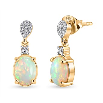 https://tjcuk.sirv.com/Products/86/0/8604069/D-Joy-Ethiopian-Opal-White-Zircon-Dangling-Earring-with-Push-Post-in-Y_8604069.jpg?w=342&h=342