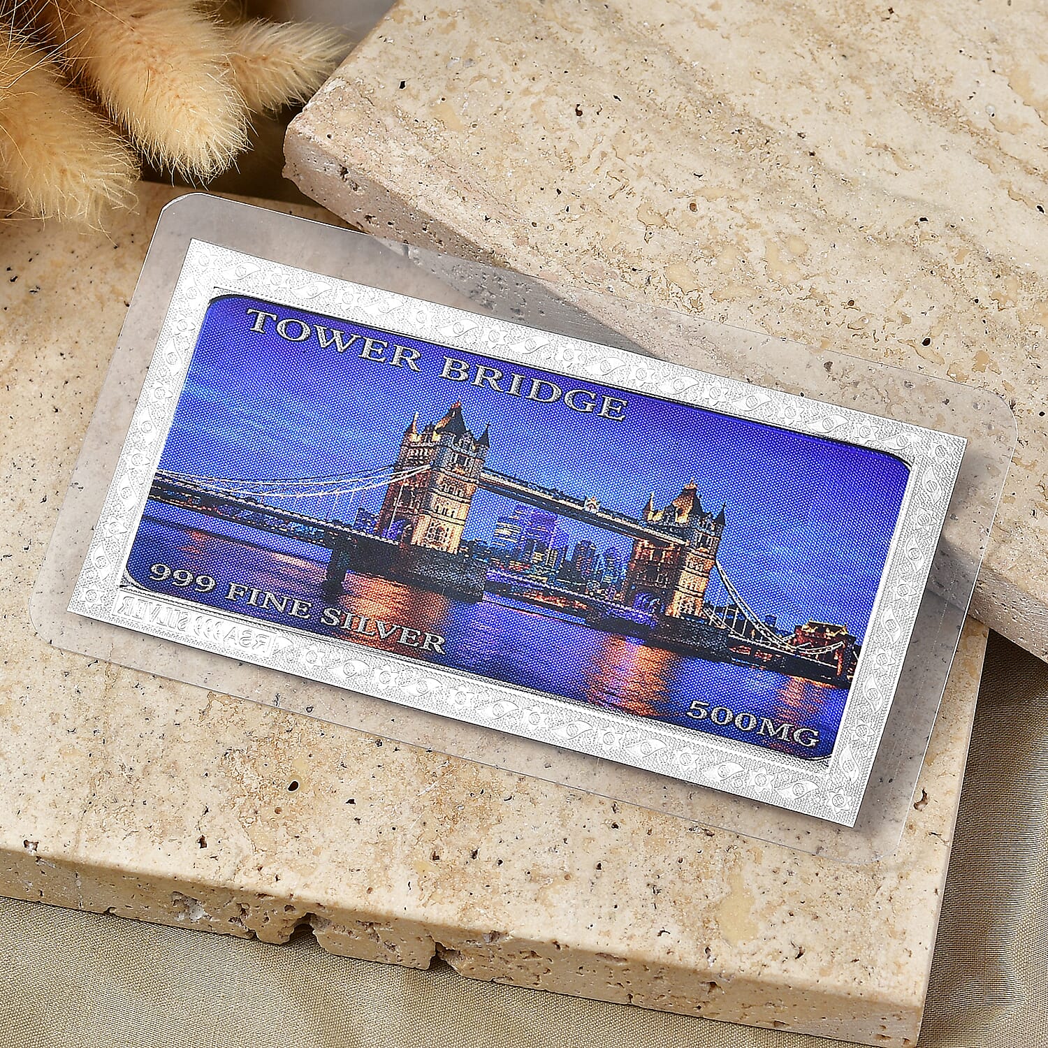 Sterling Silver (99.9% Purity) Tower Bridge Collectible