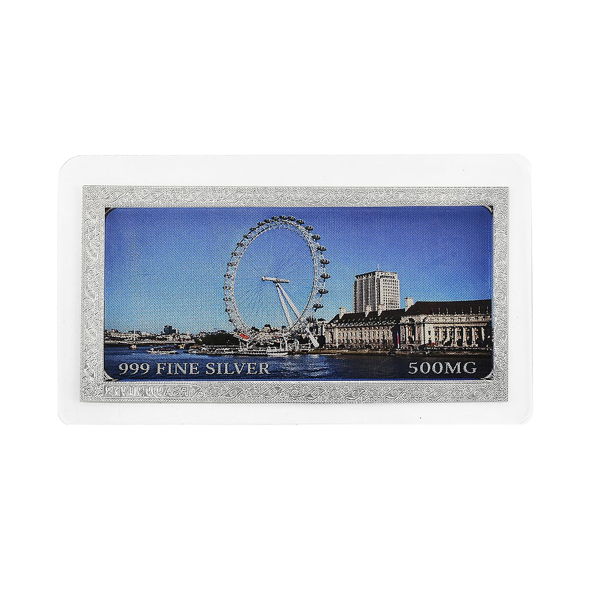 Sterling Silver (99.9% Purity) London Eye Collectible