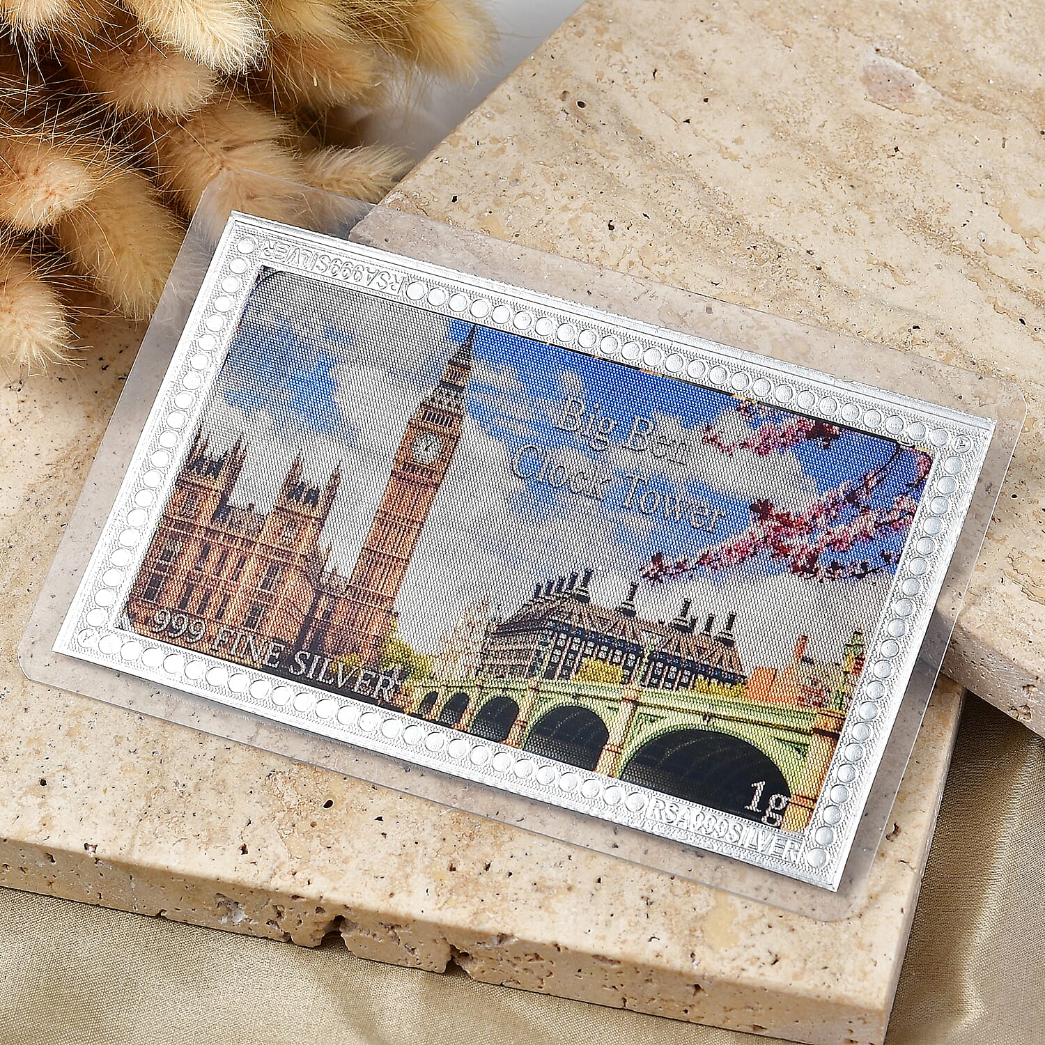 Sterling Silver (99.9% Purity) Big Ben Clock Tower Collectible