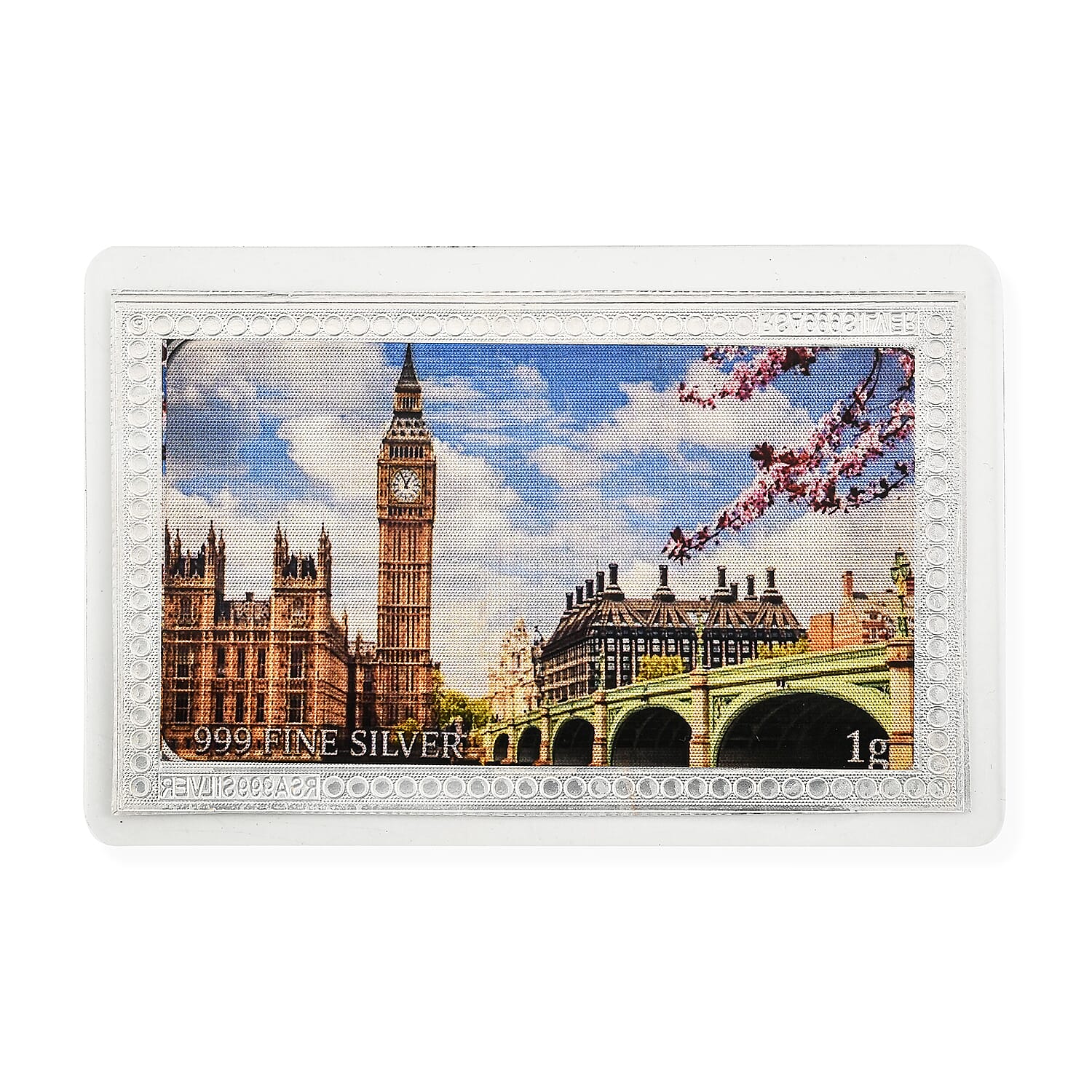 Sterling Silver (99.9% Purity) Big Ben Clock Tower Collectible