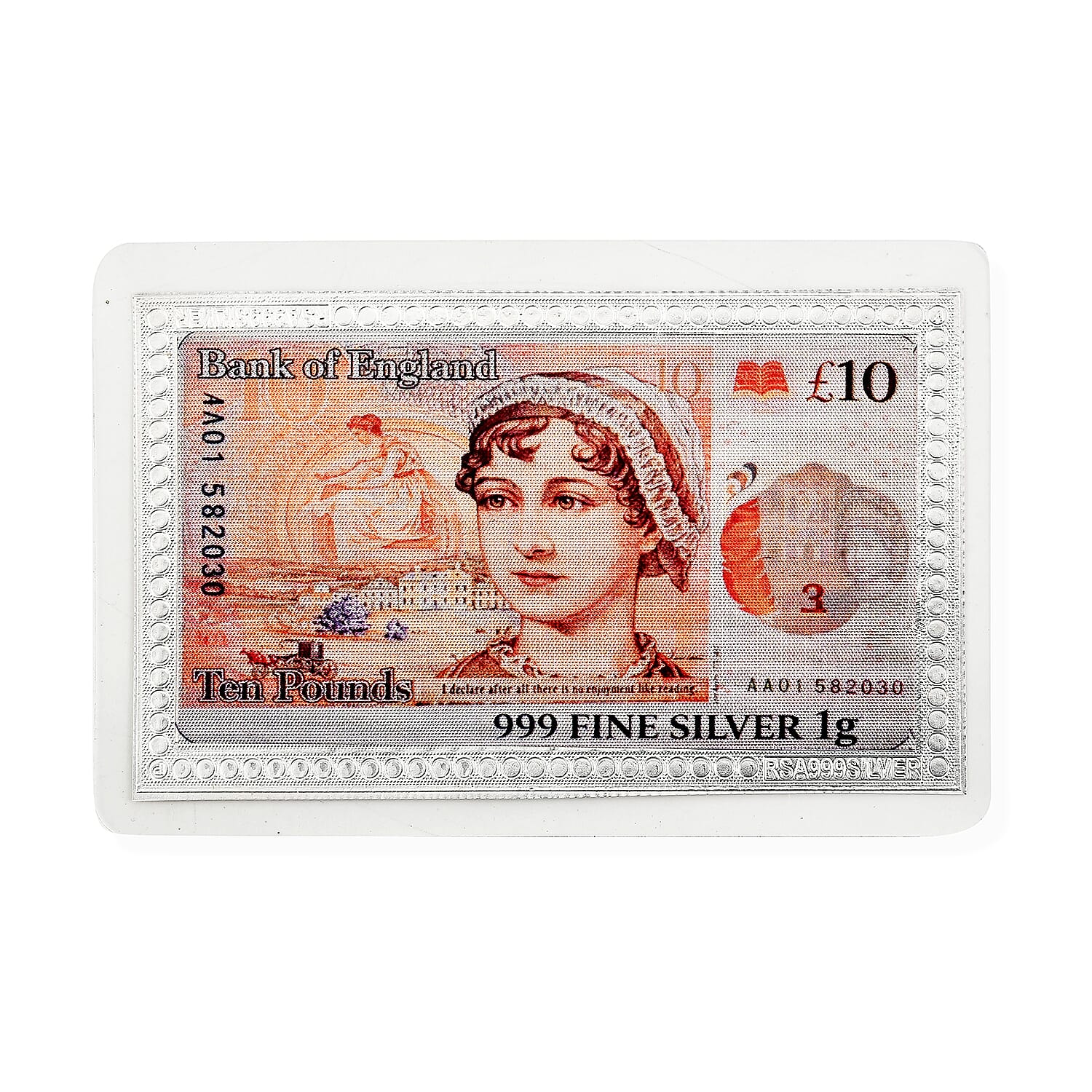 Sterling Silver (99.9% Purity) Currency Collectible