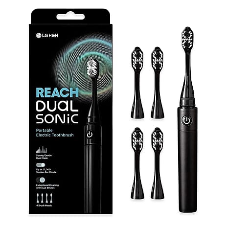 LG Reach Dual Sonic Electric Toothbrush - Black
