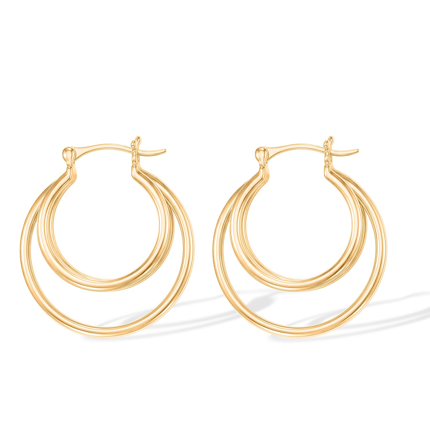 EverTrue Bronzella Collection - Earring with Clasp Back in 18K Gold Plating