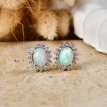 https://tjcuk.sirv.com/Products/86/0/8607609/D-Joy-Ethiopian-Opal-White-Zircon-Halo-Earring-with-Push-Post-in-Plati_8607609_2.jpg?w=342&h=342