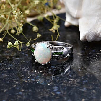 https://tjcuk.sirv.com/Products/86/0/8607639/D-Joy-Ethiopian-Opal-Natural-Chrome-Diopside-White-Zircon-Ring-in-Rhod_8607639_2.jpg?w=342&h=342