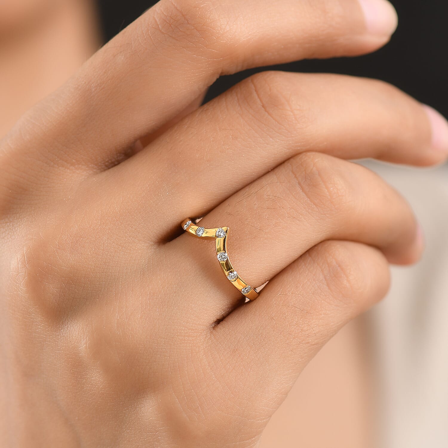 LUXURIANT - Lab Grown Diamond Band Ring in Sterling Silver 0.238 Ct.