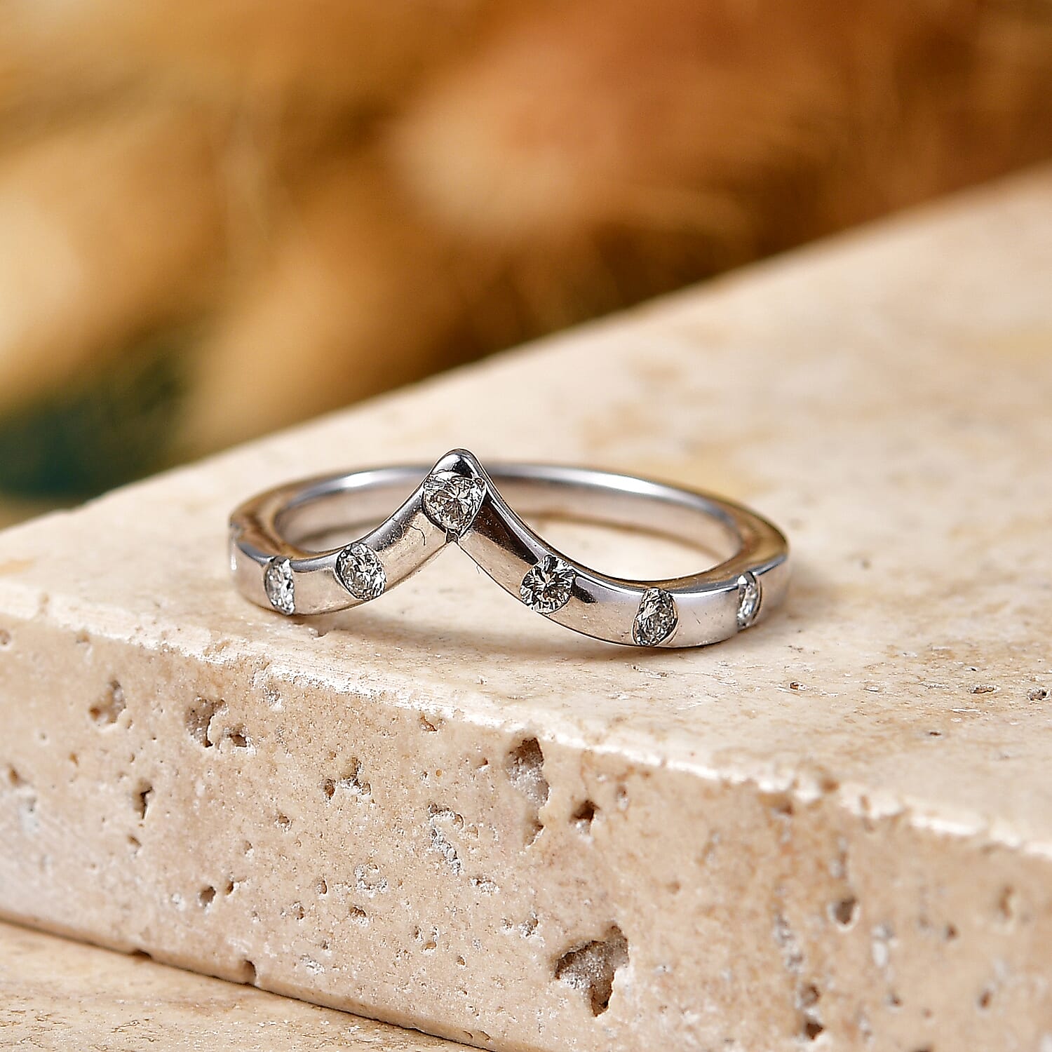 LUXURIANT - Lab Grown Diamond Band Ring in Sterling Silver 0.238 Ct.