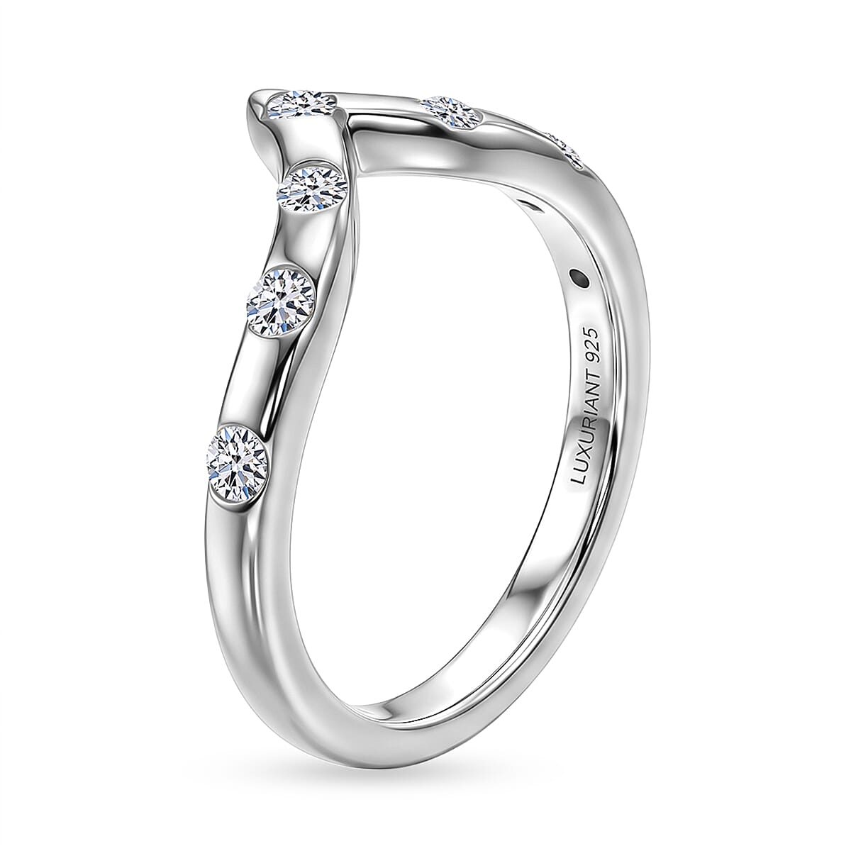 LUXURIANT - Lab Grown Diamond Band Ring in Sterling Silver 0.238 Ct.