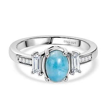 https://tjcuk.sirv.com/Products/86/0/8609410/D-Joy-Larimar-Moissanite-Ring-in-Platinum-Overlay-Sterling-Silver-1-20_8609410.jpg?w=342&h=342