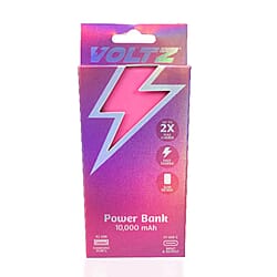 Voltz 10,000mAh Mini Pocket-Size Fast Charging Power Bank - Turquoise