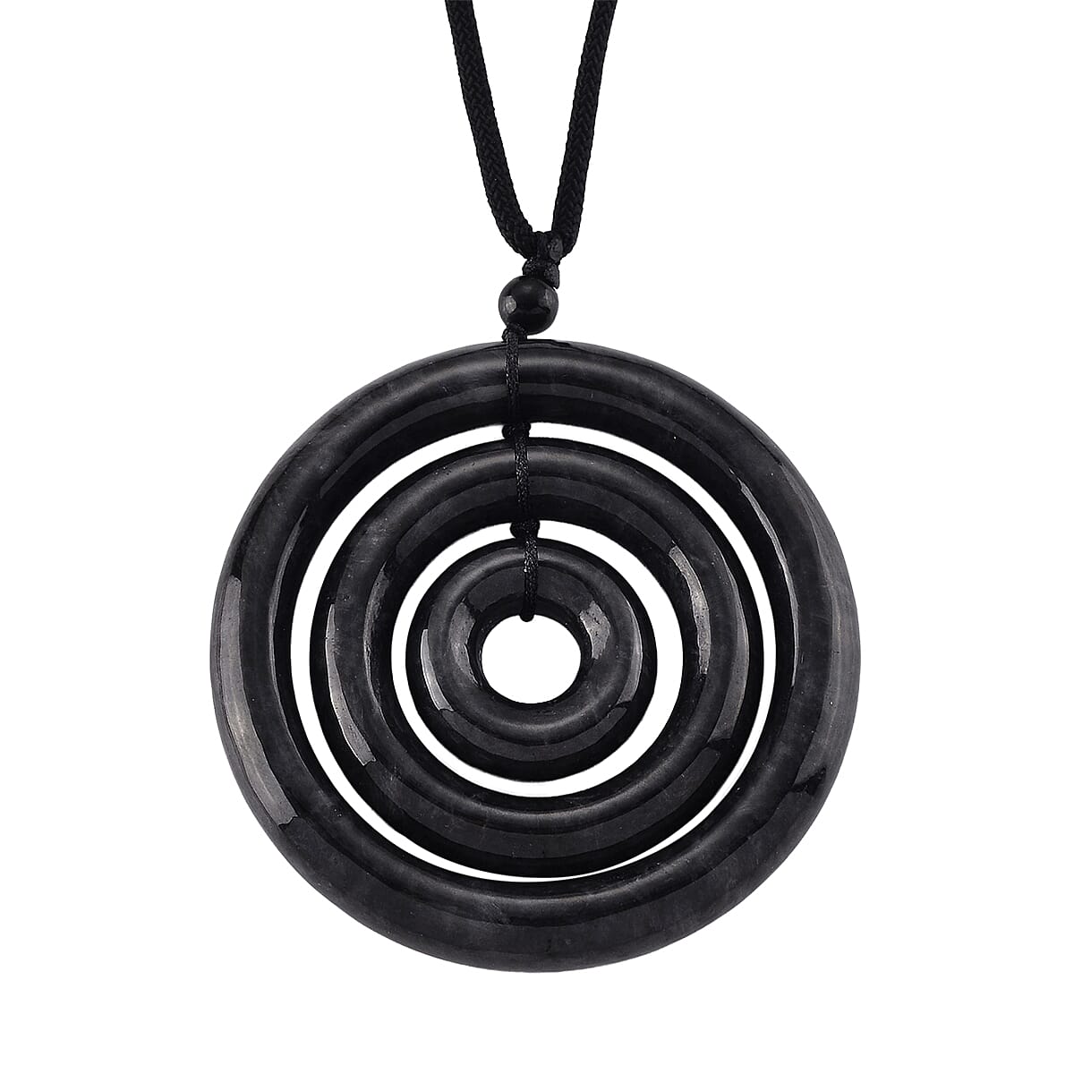 Black Jade Stone Necklace  193.000  Ct.