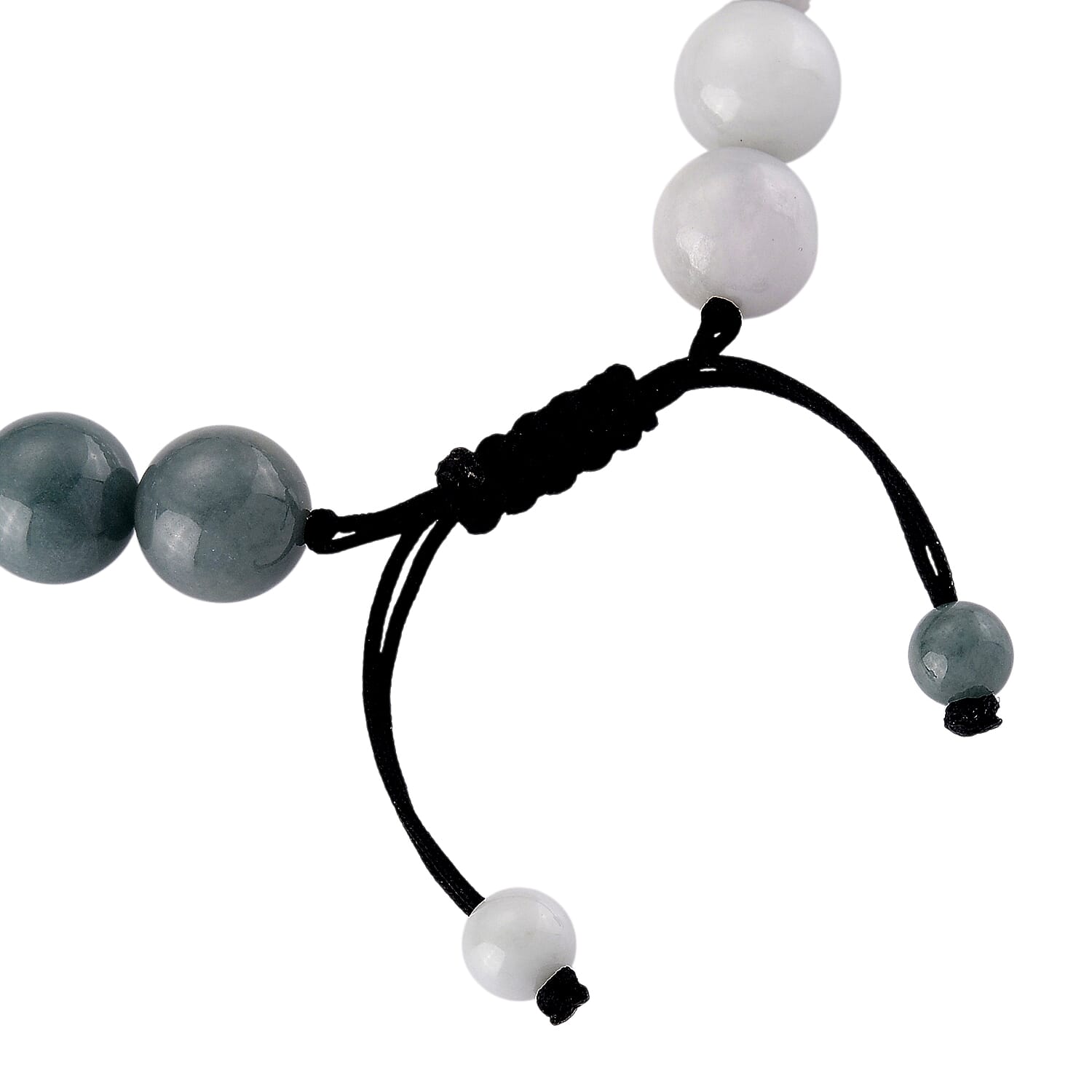 Natural Jade Adjustable Dual-Sided Bracelet (Size - 6.5 to 9.5) 100.00 Ct.