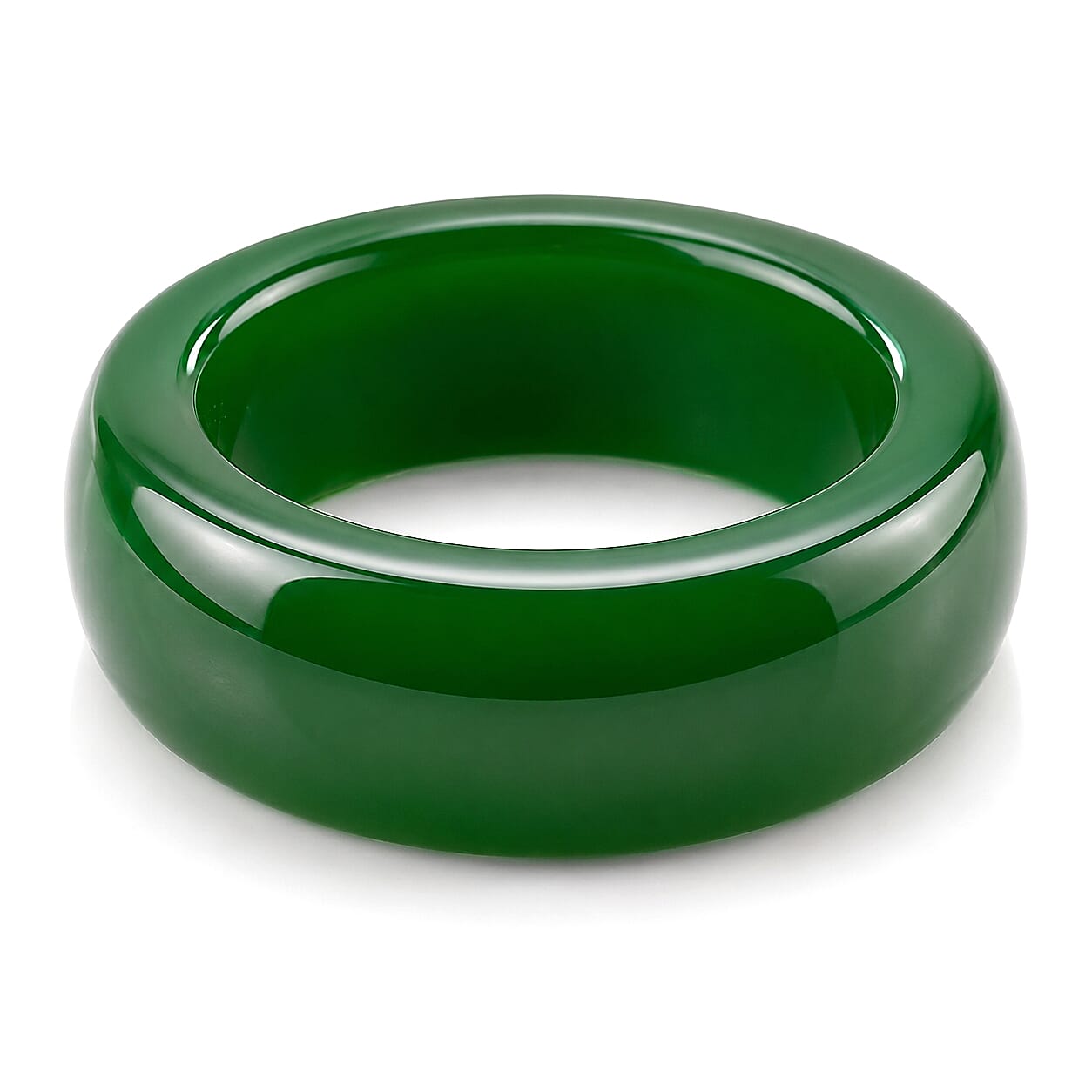 D'Joy Peridot, Dyed Green Jade Fancy Ring Sterling Silver  28.290  Ct.