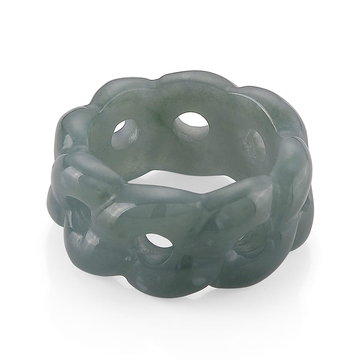 Natural Jade Stone Ring  30.000  Ct.