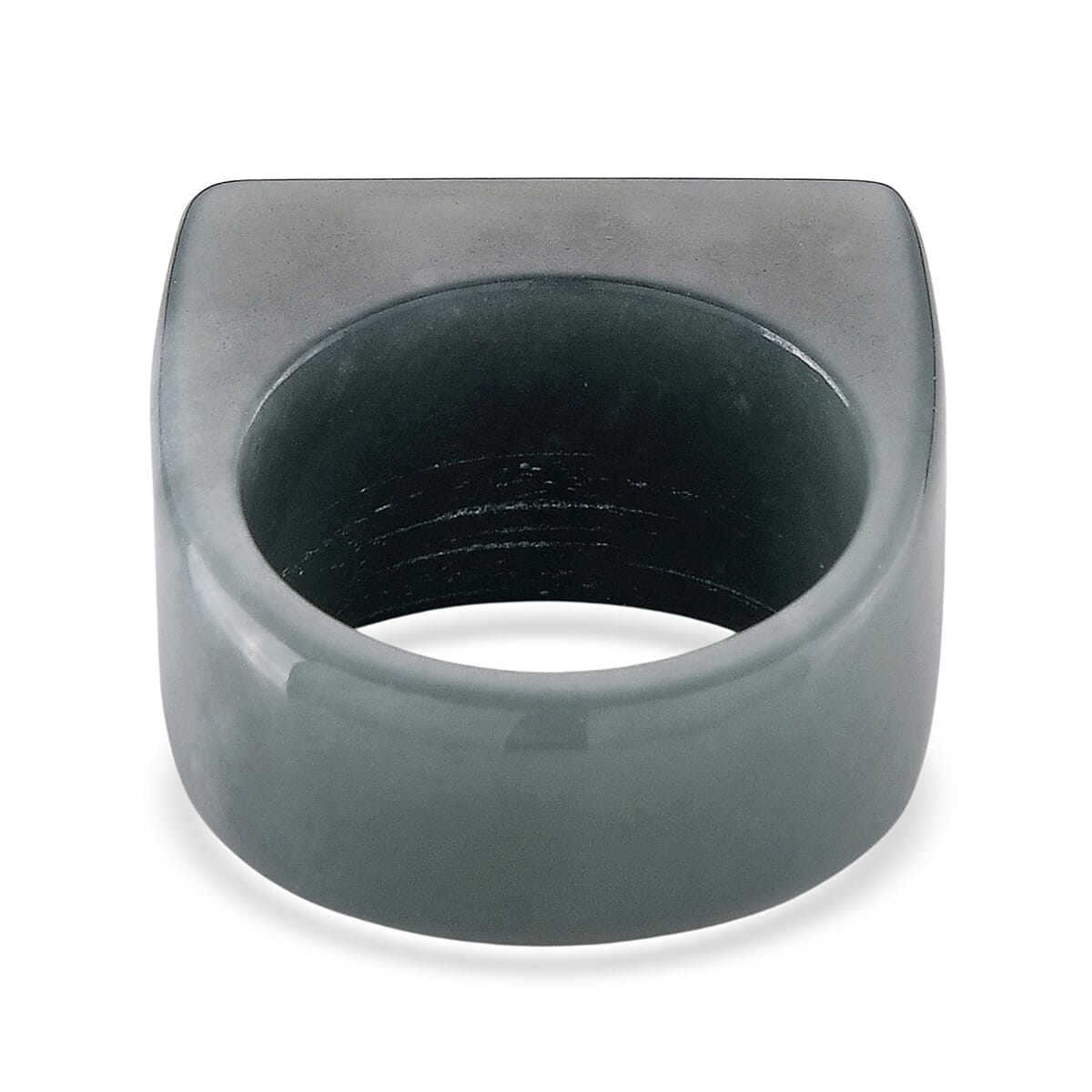 24K Yellow Gold Natural Olmec Jade Ring 50.00 Ct.