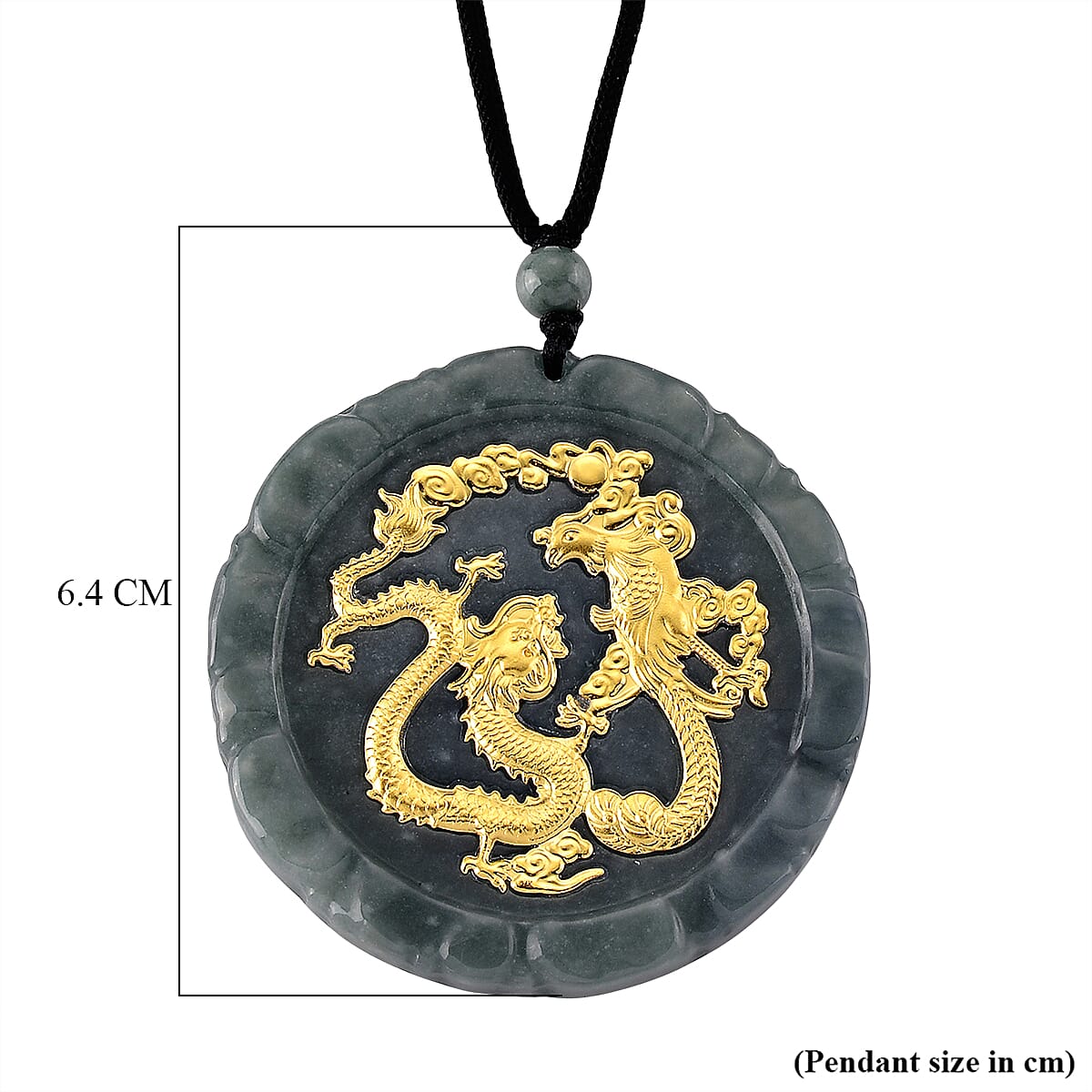 24K - Yellow - Gold - Standard A Natural Jade Beads Necklace, Gold Wt.0.1 Gms  145.000  Ct.