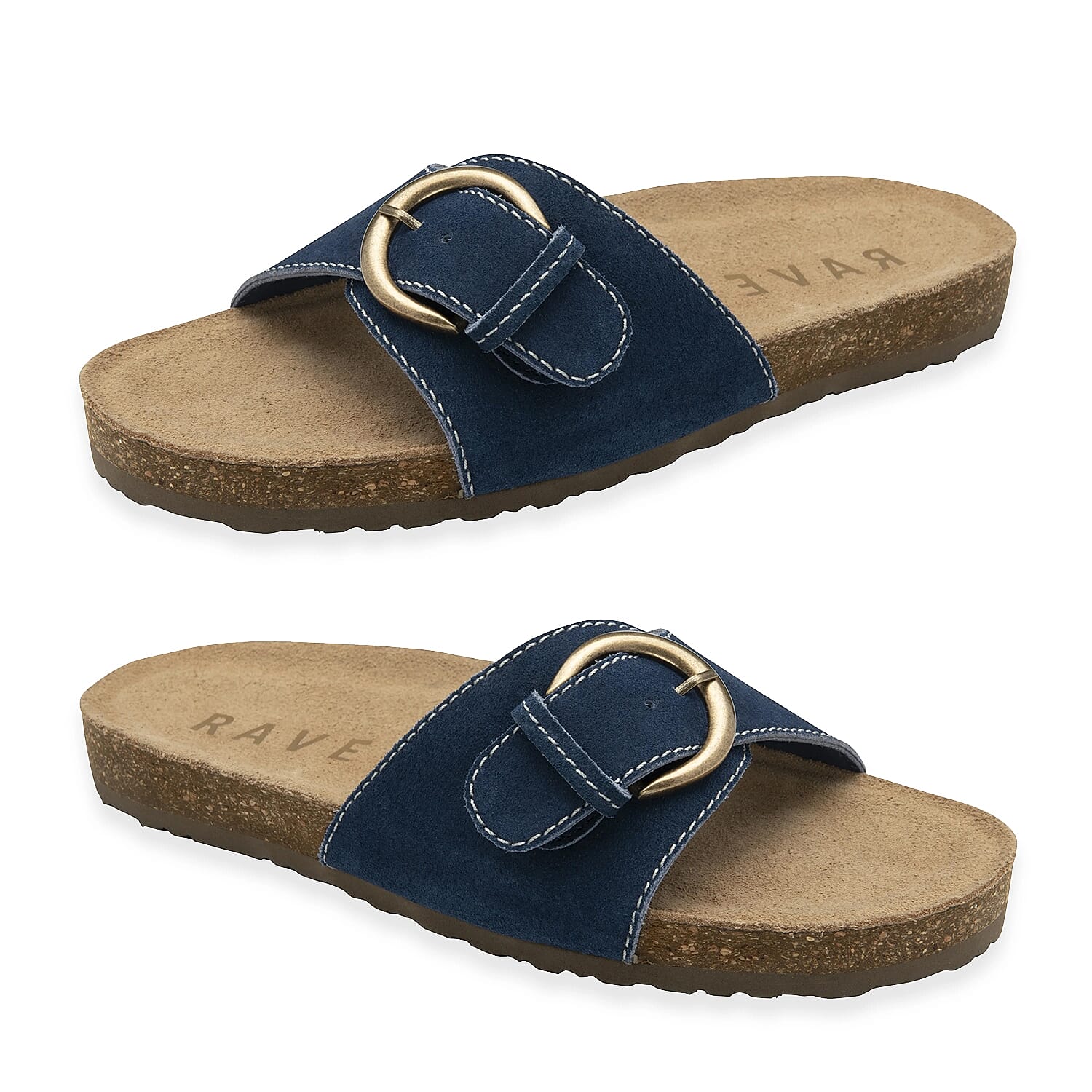 Ravel Ladies Sandal (Size - 8) - Blue