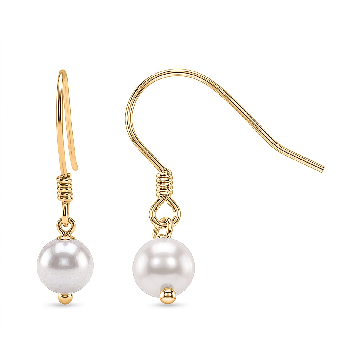 D'Joy Japanese Akoya Pearl Beads Earring Sterling Silver  1.500  Ct.