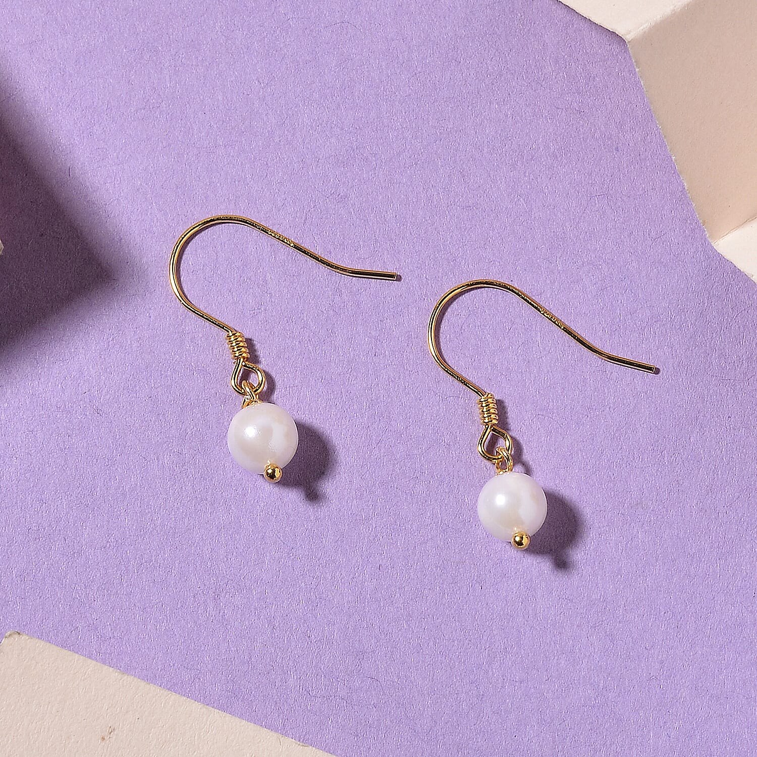 D'Joy Japanese Akoya Pearl Beads Earring Sterling Silver  1.500  Ct.