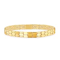 Designer Inspired- 9K Yellow Gold Honeycomb Bracelet (Size - 7.5), Gold Wt. 7.70 Gms