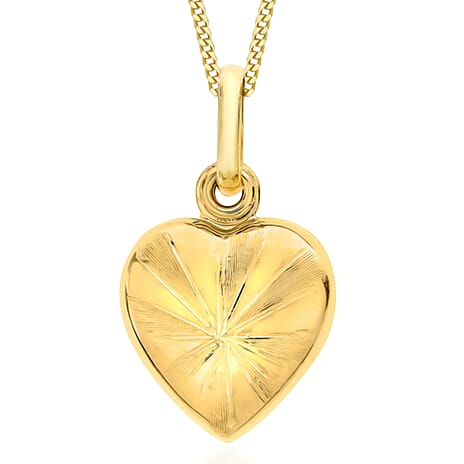9K Yellow Gold Pendant, Gold Wt.1.1 Gms