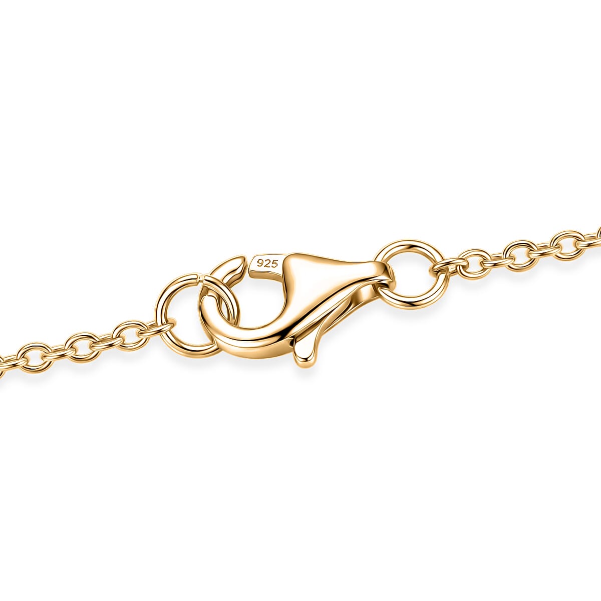 D'Joy - GRA Certified Moissanite Solitaire Necklace (Size - 18) in Yellow Gold Plated Sterling Silver 2.00 Ct.